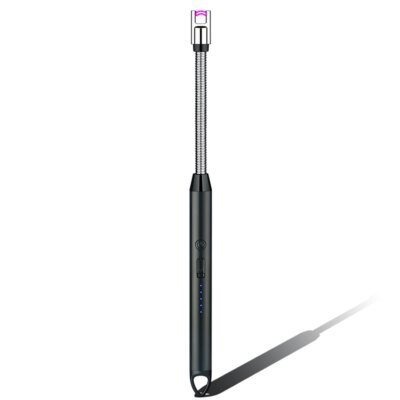 Briquet Plasma Électrique USB Coupe-Vent pour Cuisine, Longue Bougie, BBQ, Cuisinière à Gaz, Pistolet de Ville, Camping, Rechargeable, Périphérique, Sans Flamme