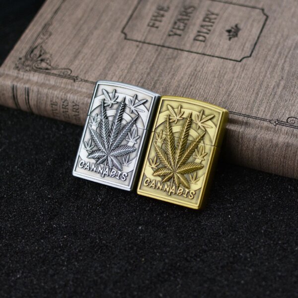 Briquet en métal gonflable de haute qualité pour hommes, briquet rétro à flamme ouverte, coupe-vent, cadeaux personnalisés Smok