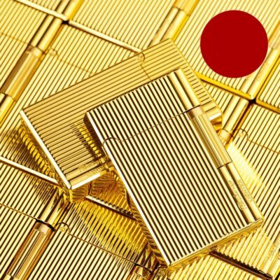 Briquet carré à rayures en métal, briquet à gaz butane, roue créative, feu ouvert, bruyant, insolite, Laguna