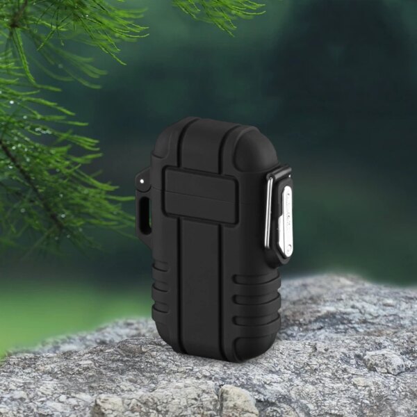 Briquet à jet de flamme bleue portable étanche avec lanière, allume-cigare turbo au butane, gadgets de pataugeoire de camping pour hommes, extérieur – Image 6
