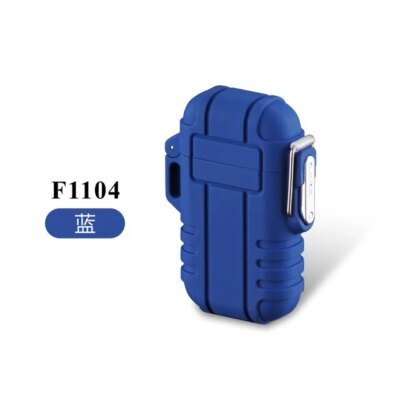 Briquet à jet de flamme bleue portable étanche avec lanière, allume-cigare turbo au butane, gadgets de pataugeoire de camping pour hommes, extérieur