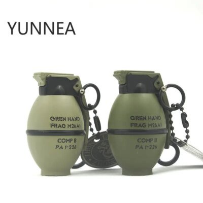 Briquet coupe-vent avec petite grenade, ZL818B, 819B, 820B, clé JOStraight Blast, moule militaire, petit pendentif cadeau