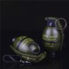 19354-2c7955.jpg Grand briquet à grenade en métal, créatif, modèle militaire, gonflable, mignon, coupe-vent, cadeau
