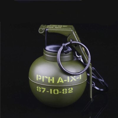 Grande grenade PKA soviétique en métal, accessoire de simulation militaire, briquet coupe-vent, modèle créatif et populaire, 808