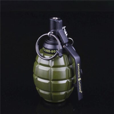 Grande grenade PKA soviétique en métal, accessoire de simulation militaire, briquet coupe-vent, modèle créatif et populaire, 808