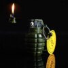 Pubgt-Briquet à collectionner personnalisé et créatif, briquet coupe-vent, même modèle de grenade, ventilateur militaire
