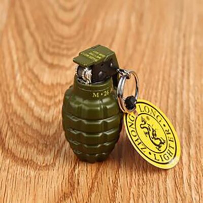Pubgt-Briquet à collectionner personnalisé et créatif, briquet coupe-vent, même modèle de grenade, ventilateur militaire