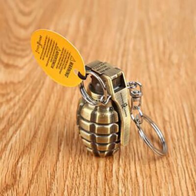 Pubgt-Briquet à collectionner personnalisé et créatif, briquet coupe-vent, même modèle de grenade, ventilateur militaire