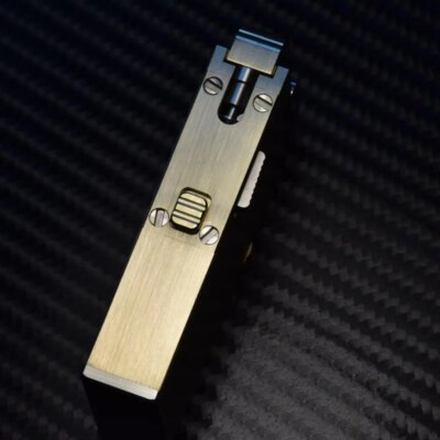 Briquet à kérosène automatique manuel en alliage de titane, langue de dragon, 1 bouton, ville, machines militaires