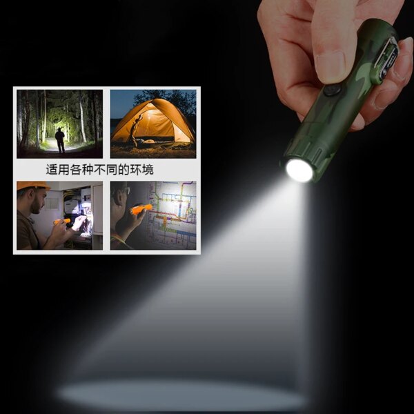 Briquet Plasma de Survie USB avec Boussole, Lampe de Poche Étanche et Coupe-Vent, pour Camping en Plein Air, Nouveauté 2023 – Image 5