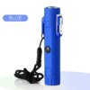 Briquet Plasma de Survie USB avec Boussole, Lampe de Poche Étanche et Coupe-Vent, pour Camping en Plein Air, Nouveauté 2023