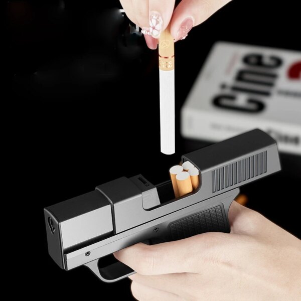 Allume-cigare coupe-vent pour odorà gaz, briquet, étui, torche, support, jouets inhabituels, 10 pièces – Image 3