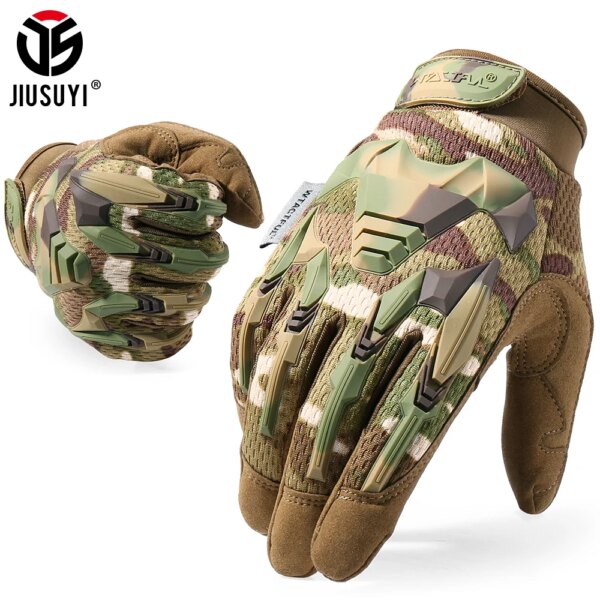 Gants militaires tactiques pour Paintball, airsoft, combat, vélo, protection army travail mitaine