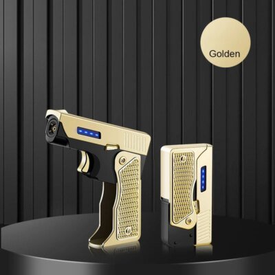 Briquet odorà jet pliable aste par USB pour homme, briquet à double arc, gaz butane, flamme à jet chargée hjfox, 2023 nouveau