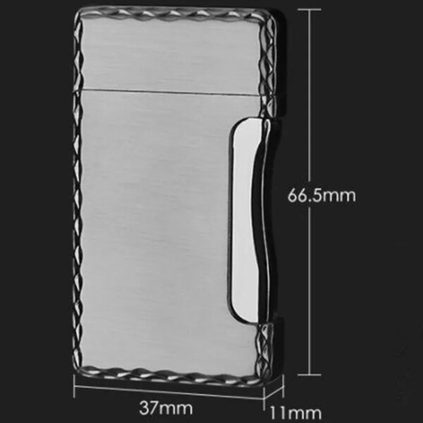 Briquet à gaz butane aste pour touristes, flamme bleue et flamme nue, jet en métal