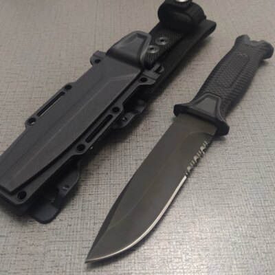 GB 1500 Partners Couteau à lame, Entraînement militaire, Camping en plein air, html Survie, DulPocket, Outil EDC, Opaque, Haute qualité