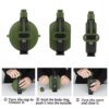 Bouteille d'Eau Militaire Pliable en Silicone, Bouilloire, Cantine avec Boussole, pour Voyage, Randonnée, Camping