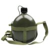 Bouteille militaire en aluminium de grande capacité, pratique, bouteille d'eau de survie, bouilloire de cantine pour Camping en plein air voyage randonnée poisson