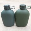 19856-7d539d.jpg Bouteille d'eau de cantine militaire avec couvercle, bouilloire de survie, camping, randonnée, sac à dos, extérieur, 1L