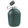 CamSolomon-Bouteille d'eau militaire portable avec sangle initiée, bouilloire de pique-nique, fiole de camping en aluminium, sports de plein air, cantine, pot, 1L