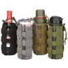 Molle – sac tactique amélioré pour bouteille d'eau, pochette militaire de voyage, randonnée à cordon de serrage, porte-bouteille d'eau, bouilloire, sac de transport