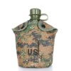 20043-6c4ebe.jpg Bouteille d'eau de cantine militaire avec couvercle, bouilloire de survie, camping, randonnée, sac à dos, extérieur, 1L