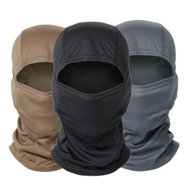 Cagoule militaire coupe-vent pour vélo, masque facial complet, chasse en plein air, randonnée, tête de l'armée, bouclier chaud, écharpe de ski, cyclisme