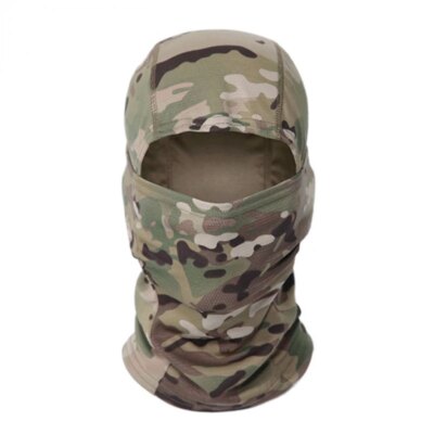 Masque facial intégral militaire Multicam Dulcaglava, couverture de bouclier, cyclisme, armée, airsoft, chasse, chapeau, camsalomon, écharpe