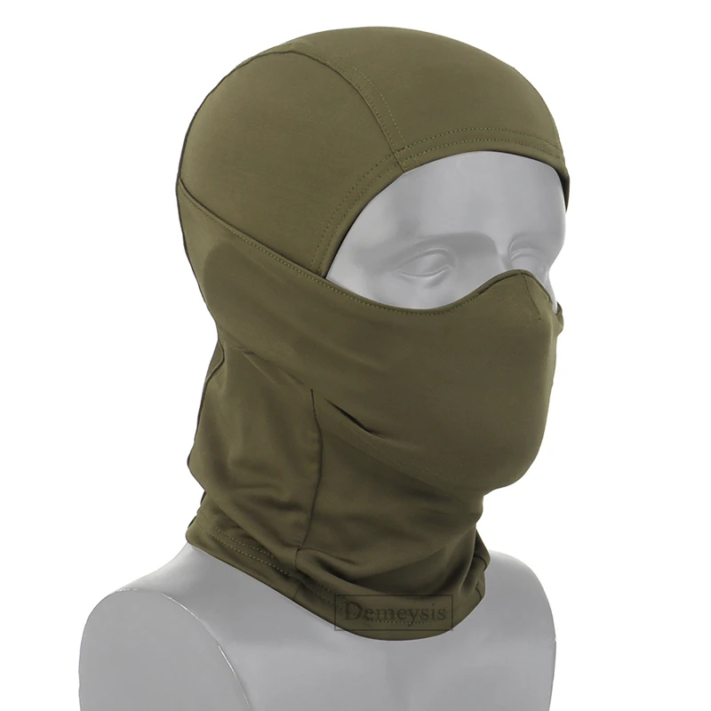 Dulmask-Cagoule d'extérieur en silicone demi-visage coupe-vent, équipement de sauna, chasse Airsoft, CS, jeu, casquette solaire – Image 3