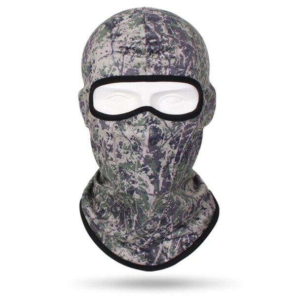 Cagoule de Camouflage pour Ski, écharpe complète pour le visage, cyclisme, bouclier facial, chauffe-tête, casquette tactique Airsoft, doublure de casque, hiver