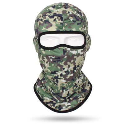 Cagoule de Camouflage pour Ski, écharpe complète pour le visage, cyclisme, bouclier facial, chauffe-tête, casquette tactique Airsoft, doublure de casque, hiver