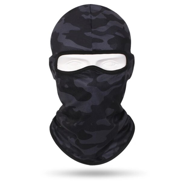 Cagoule de Camouflage pour Ski, écharpe complète pour le visage, cyclisme, bouclier facial, chauffe-tête, casquette tactique Airsoft, doublure de casque, hiver