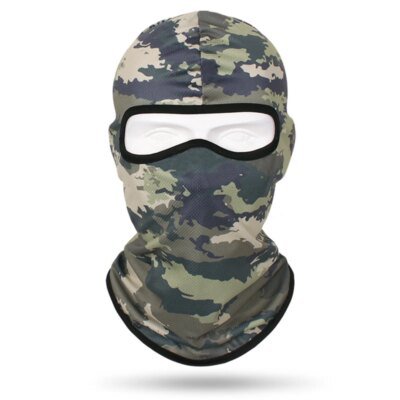 Cagoule de Camouflage pour Ski, écharpe complète pour le visage, cyclisme, bouclier facial, chauffe-tête, casquette tactique Airsoft, doublure de casque, hiver