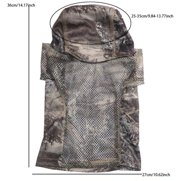 Cagoule de Camouflage tactique militaire pour hommes, masque facial complet, Protection Airsoft tactique de l'armée, écharpe de Snowboard – Image 6
