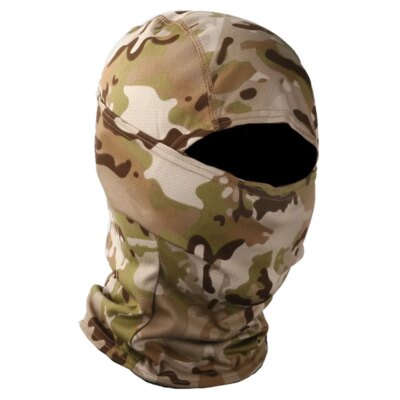 Cagoule de Camouflage tactique militaire pour hommes, masque facial complet, Protection Airsoft tactique de l'armée, écharpe de Snowboard