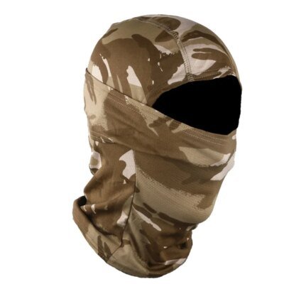 Cagoule de Camouflage tactique militaire pour hommes, masque facial complet, Protection Airsoft tactique de l'armée, écharpe de Snowboard