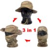 Cagoule de Camouflage tactique de l'armée, chapeau seau, écharpe de chasse, cyclisme militaire Multicam, guêtre de cou Bandana