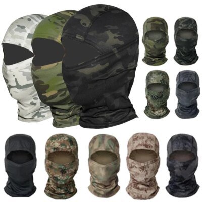 20355-7b55ae.jpg Masque de camouflage tactique Multicam, Ă©charpe cagoule, couverture faciale de Camping, pĂȘche, chasse Wargame, Moto militaire, doublure de casque, chapeaux pour hommes
