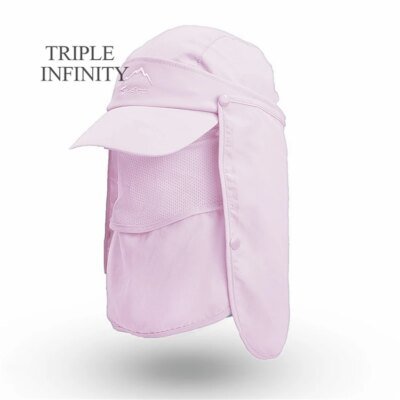 Pare-soleil multifonctionnel pour hommes, chapeaux de plein air pêche randonnée homme, chapeau de soleil à séchage rapide détachable respirant chapeau d'été casquette de Baseball