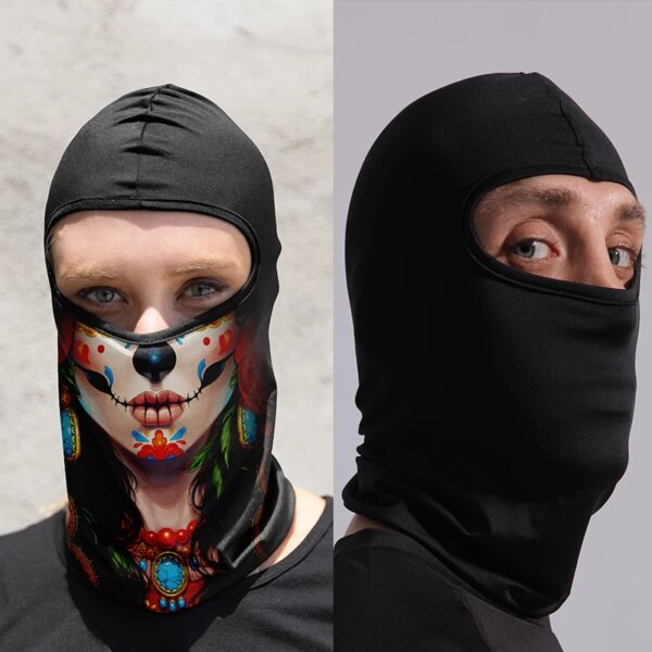 Cagoule de protection solaire de l'armée, masque facial de moto, bandana respirant, cyclisme, casquette d'hiver, masque de ski, camping, vélo, équipement de sauna – Image 2