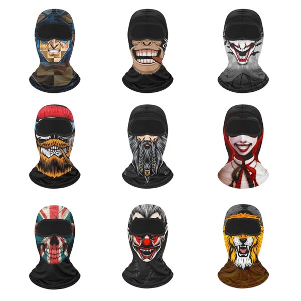 Cagoule de protection solaire de l'armée, masque facial de moto, bandana respirant, cyclisme, casquette d'hiver, masque de ski, camping, vélo, équipement de sauna – Image 5