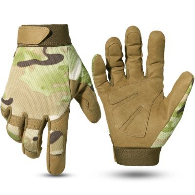 2054-880d98.jpg Gants tactiques Multicam antidérapants, vélo militaire, Airsoft, moto, tir Paintball, équipement de travail, camouflage, longue mitaine doigt complet pour hommes et femmes ete