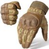 2071-52fc51.jpg Gants tactiques doigt complet en cuir PU pour hommes et femmes, équipement de protection, pour Paintball, Airsoft, chasse