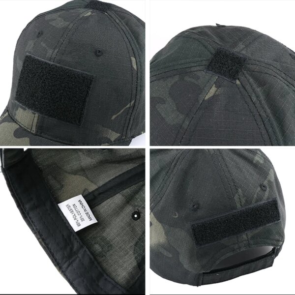 Casquette de Baseball armée Multicam pour hommes et femmes, Camouflage tactique, army militaire, airsoft ,soldat, Combat, Paintball, ajustable, chapeau de soleil d'été – Image 5
