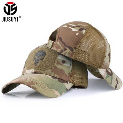 Casquette de Baseball, Camouflage militaire tactique de l'armée, Combat , army airsoft Paintball hat, Football cap, classique réglable, Snapback, chapeaux de soleil pour hommes femme