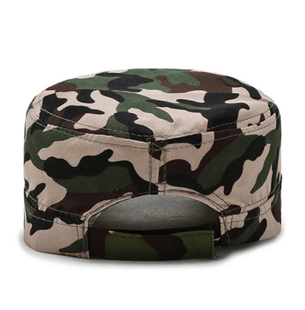 Casquettes de Baseball Vintage pour hommes et femmes, en coton, Camouflage, plat, ajustable, pour l'extérieur, visière respirante, protection solaire, chapeau décontracté – Image 5