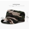 Casquettes de Baseball Vintage pour hommes et femmes, en coton, Camouflage, plat, ajustable, pour l'extérieur, visière respirante, protection solaire, chapeau décontracté