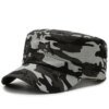 Casquettes de Baseball Vintage pour hommes et femmes, en coton, Camouflage, plat, ajustable, pour l'extérieur, visière respirante, protection solaire, chapeau décontracté