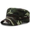 20825-176658.jpg Casquettes de Baseball Vintage pour hommes et femmes, en coton, Camouflage, plat, ajustable, pour l'extérieur, visière respirante, protection solaire, chapeau décontracté
