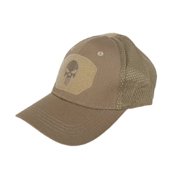 Casquettes de randonnée réglables en maille respirante, casquette tête de mort, camouflage militaire, pare-soleil Airsoft, chapeau de camionneur, snapback de baseball de chasse – Image 5